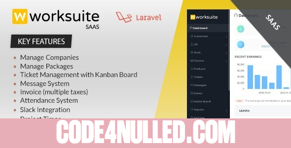 Worksuite Saas v3.9.1 - Project Management System - nulled