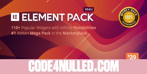 Element Pack v3.0.1- Addon for Elementor Page Builder