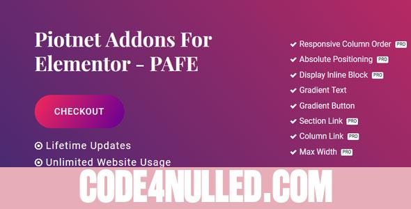 Piotnet Addons Pro For Elementor v7.1.51