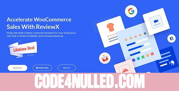 ReviewX Pro v1.4.7 - Accelerate WooCommerce Sales With ReviewX