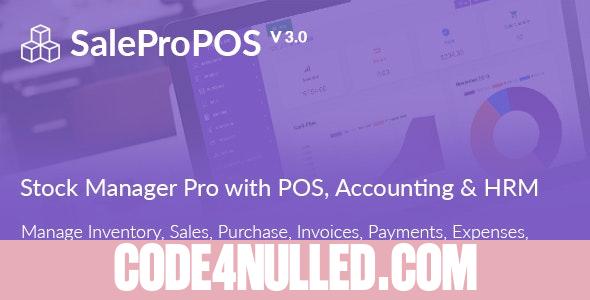 SalePro v3.0 - Inventory Management System with POS, HRM, Accounting