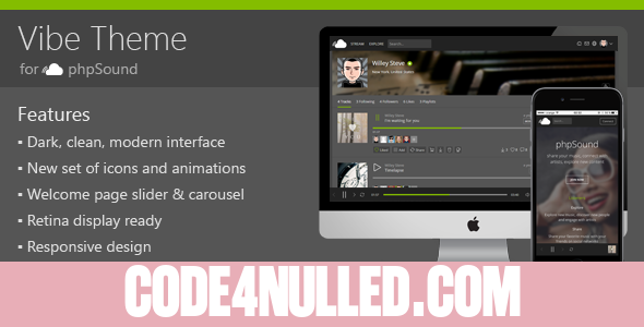 Vibe Theme for phpSound