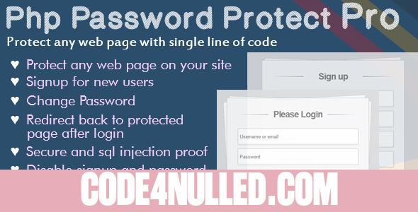 Php Password Protect Pro (Login System)