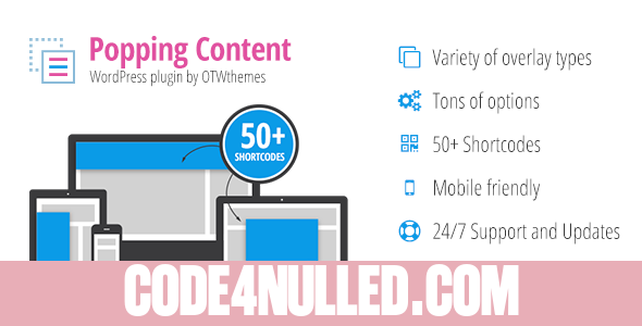 Popping Content for WordPress v1.15