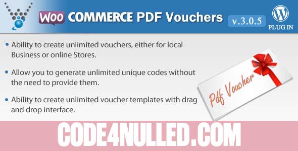 WooCommerce PDF Vouchers v3.0.5 - WordPress Plugin