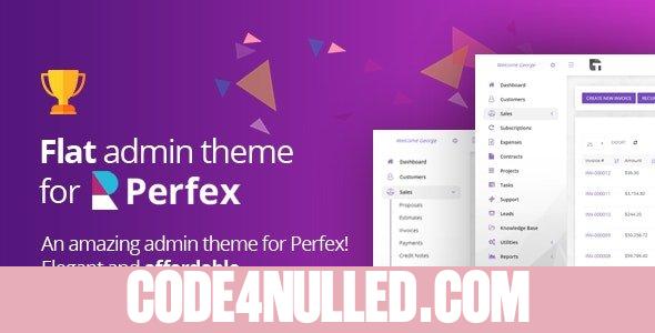 Perfex CRM - Flat admin theme v1.0