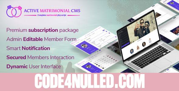 Active Matrimonial CMS v1.5 - nulled