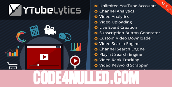 YTubeLytics v1.1  Youtube Analytics & Marketing Software