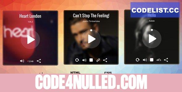 Single jQuery Audio Player (Music and Radio) v1.2