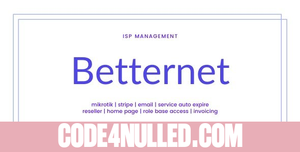 Betternet v3.1 - ISP Management Solution