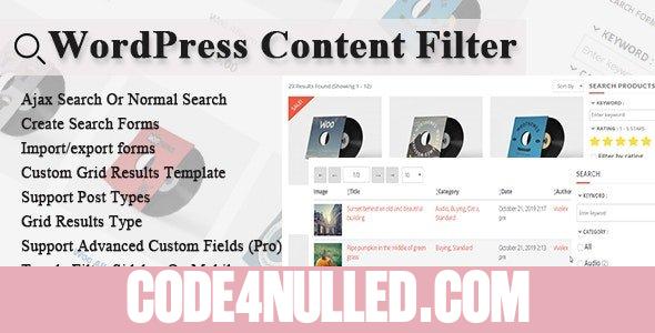 WordPress Content Filter v2.7.5