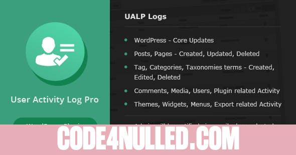User Activity Log PRO for WordPress v1.6.1