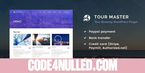Tour Master v5.2.5 - Tour Booking, Travel, Hotel