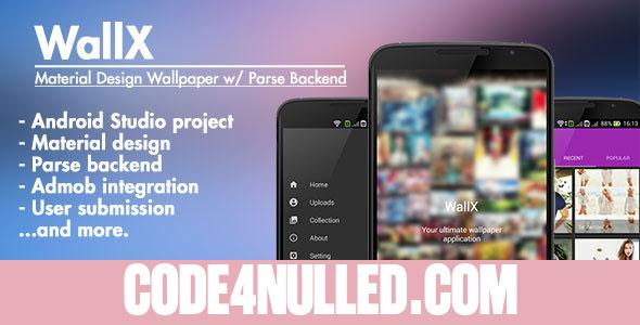 WallX: Material Design Wallpaper & Parse Backend