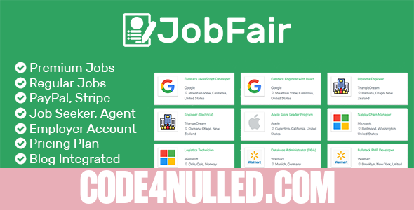 JobFair - Premium Laravel PHP Job Board Script