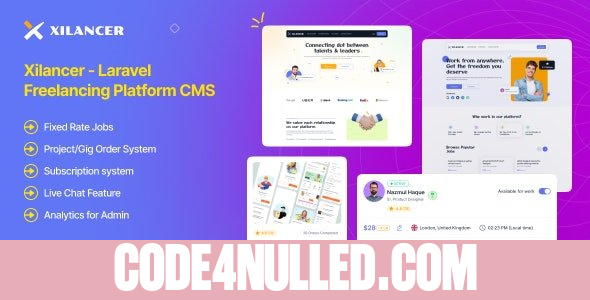 Xilancer v2.0.0 - Freelancer Marketplace Platform with Services & Projects - nulled