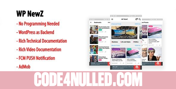 WP NewZ v1.7 - WordPress to Android News App