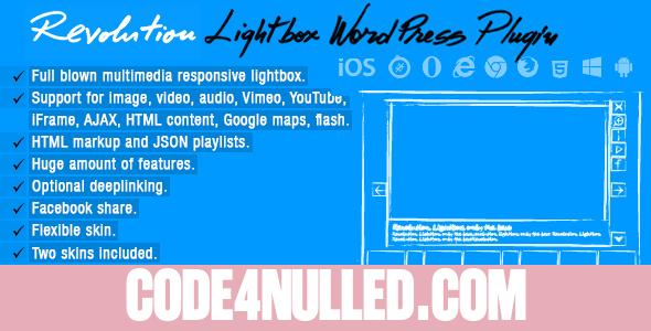Revolution Lightbox Wordpress Plugin v1.2
