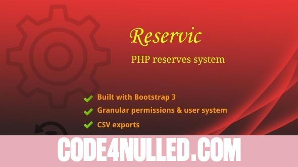 Reservic v0.3 - Reserves Management System