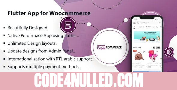Flutter Multivendor Mobile app for WooCommerce v2.1