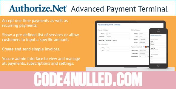 Authorize.Net Advanced Payment Terminal