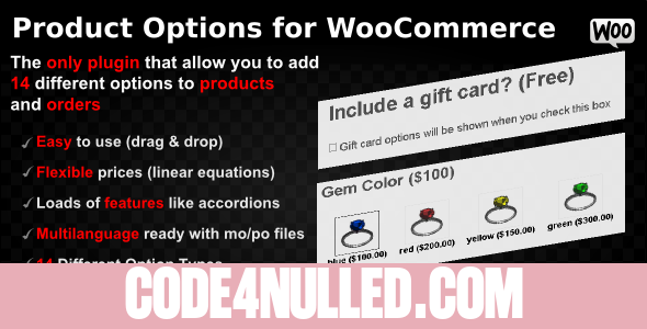 Product Options for WooCommerce v4.136 - WP Plugin