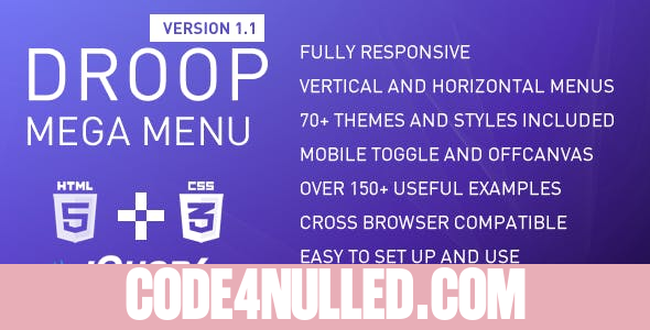 Droop Mega Menu v1.1