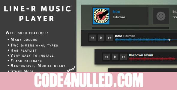 Sticky Music Player for music shops & sites — «Line-R»