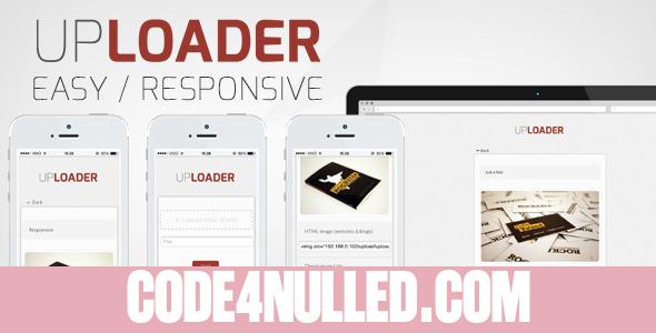 Easy and Responsive Image Uploader