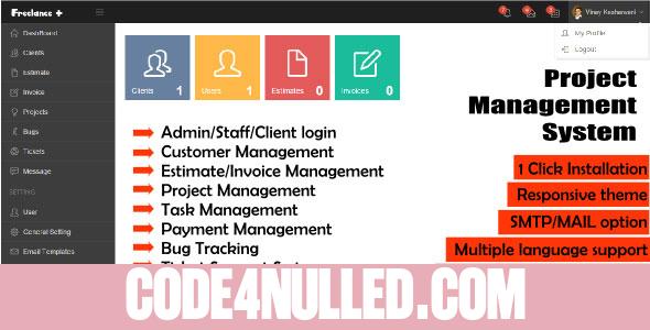 FreeLance Plus Project Management System