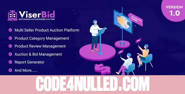 ViserBid v1.0 - Multivendor Auction Bidding Platform