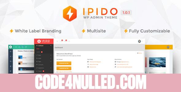 IPIDO v1.0.1 - White label WordPress Admin Theme