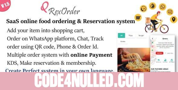 SaaS WhatsApp Online ordering / Restaurant management / Reservation system v1.5