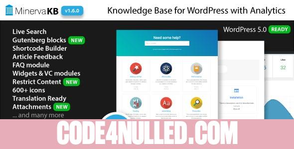 MinervaKB v1.6.3 - Knowledge Base for Wordpress with Analytics