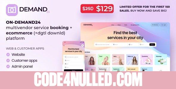 On-Demand24 v1.0 - Multivendor Service Booking - nulled