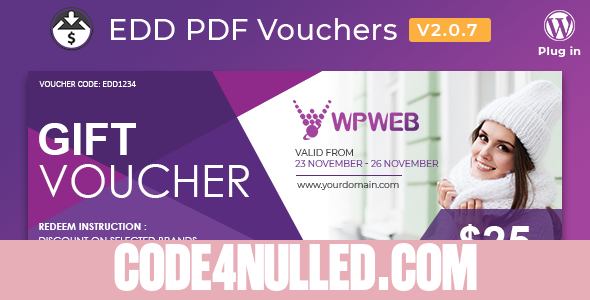 Easy Digital Downloads - PDF Vouchers v2.0.7