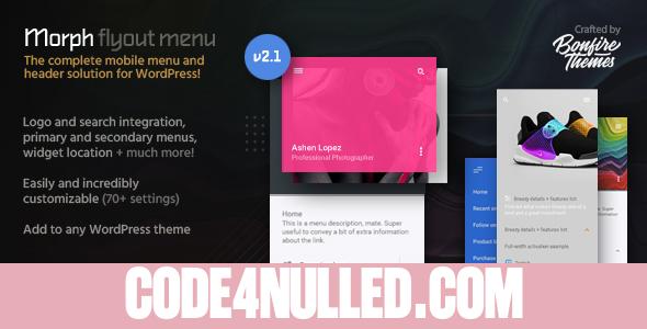 Morph v2.1 - Flyout Mobile Menu for WordPress