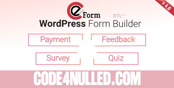 eForm v4.0.1 - WordPress Form Builder