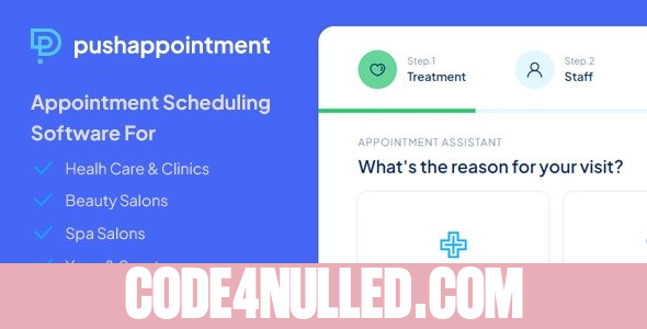 PushAppointment v1.0.2 - Appointment Scheduling Software for WordPress