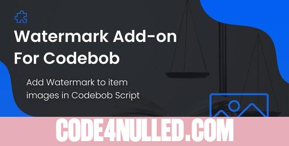 Watermark Add-on For Codebob v1.0