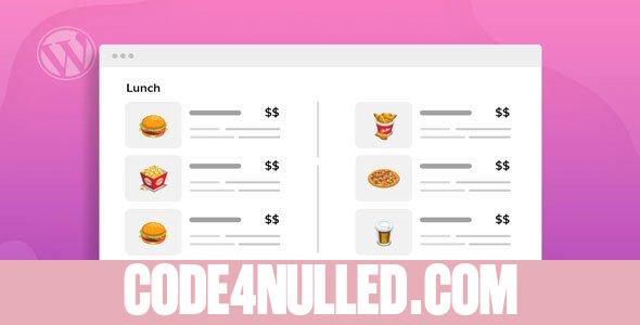 Food Menu Pro v4.0.1 - Restaurant Menu & Online Ordering for WooCommerce