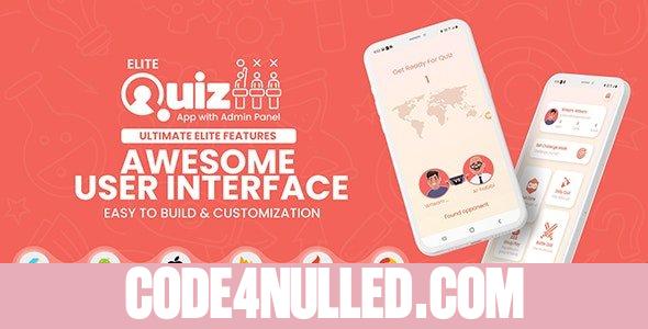 Elite Quiz v2.0.3 - Trivia Quiz - Quiz Game - Flutter Full App + Admin Panel