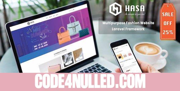 HASA v1.44.3 - Multipurpose Laravel Fashion Shop - nulled