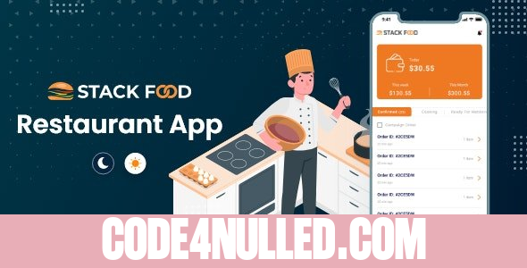 StackFood Multi Restaurant - Food Ordering Restaurant App v2.0