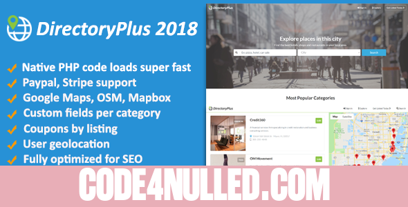 DirectoryPlus v1.08 - Business Directory Script