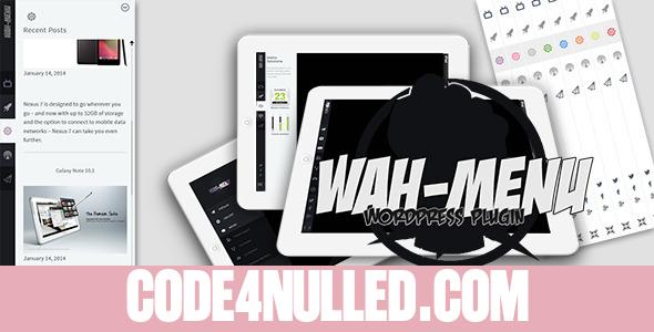Wah-Menu For Wordpress v2.0