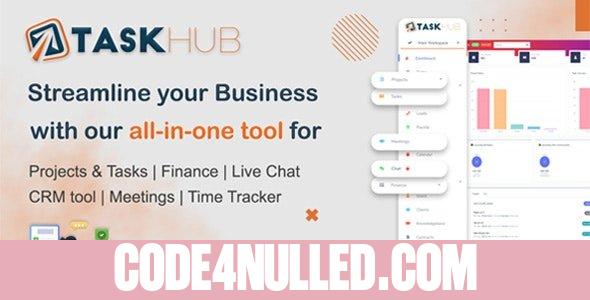 Taskhub v3.0.2 - Project Management, Finance, CRM Tool