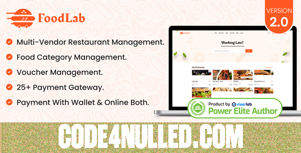 FoodLab v2.0 - On demand Food Delivery System