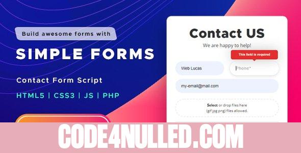 Simple Forms v3.2.0 - Contact Form Script