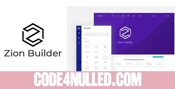 Zion Builder Pro v2.7.1 - The Fastest WordPress Page Builder